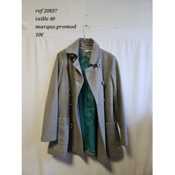 manteau gris promod t40 