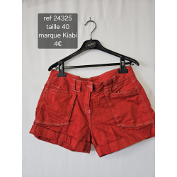 short rouge taille 40