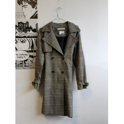 manteau a carreaux t38 