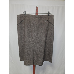 jupe marron afibel t50