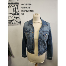 veste en jeans tex t38 