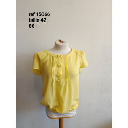 blouse jaune t.42 - CASHFRING