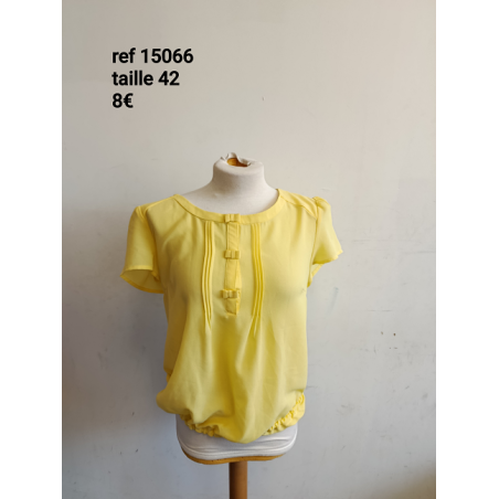 blouse jaune t.42 - CASHFRING