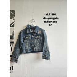 veste en jeans taille 4 ans