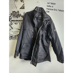 manteau de couleur noir marque eric tabarly taille xl