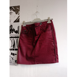 jupe bordeaux 